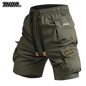 THORSOL Cycling Pants Summer Breathable Men Gym Road Bike Clothing Loose Fit Bicycle Shorts MTB Mountain Downhill Trousers 2025