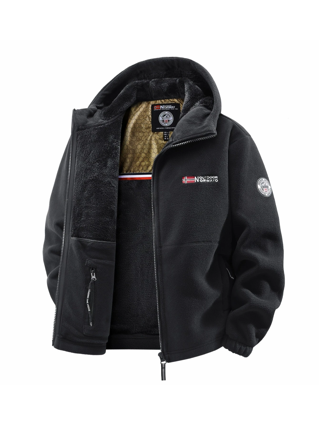 Men's Autumn and Winter Outdoor Hooded Jacket, Suitable for Daily Wear at Home, for Travel, Parties, Commuting, Outdoor Fashion Versatile, Enhances Temperament, Streetwear, Travel Wear. - Image 10